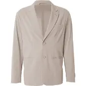 Armani Exchange pour homme. XM000345AF10897U6107 Blazer beige à simple boutonnage (42), Casuel, Polyester