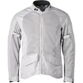 GMS-Moto FiftySix.7 Long, veste en maille ,Blanc ,S