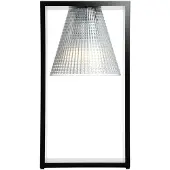 Kartell Lampe de Table , Light-Air, Noir, Salon / séjour, Plastique, Design