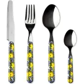 Excelsa set de couverts 24 pièces Amalfi acier coloré