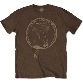 Neil Young Hommes, T-shirt, Tour 76 Seal, Marron, (M)