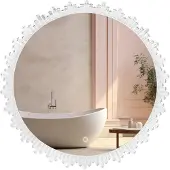 REA Miroir Tutumi Hom-06913 30 Mm de Profondeur Transparent Oval