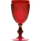 Excelsa Set De 6 Verres Diamond Plastique 39 Cl Rouge
