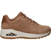 SKECHERS Baskets basses 'UNO RUGGED' noisette