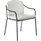 Serax Patio Chaise d'Extérieur avec Accoudoirs
