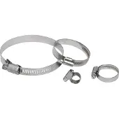 Osculati 12x Collier De Serrage Pour Tuyau Acier Inoxydable 60-80 Mm