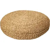 Home & Styling Pouf rond naturel Ø58x20 cm herbe de mer