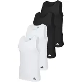 Adidas T-Shirt noir / blanc