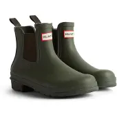Hunter Bottes en Caoutchouc - Original Chelsea - Dark Olive - - 38 - Bottes en Caoutchouc