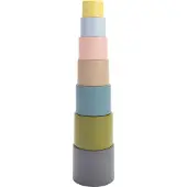 Dantoy Jouet empilable 6 Gobelets gigognes Bio