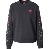 Scotch & Soda Embroidered Regular Fit Sweatshirt Noir XS Femme