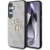 GUESS Pu 4g Metal Logo Samsung Galaxy S25 Phone Case Rose