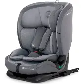 Kinderkraft ONETO3 i-Size Siège enfant 76-150 cm - ISOFIX & TOP TETHER - Appuie-tête 3 couches - Fonction RECLINING - de 15 mois à 12 ans - Gris