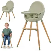 Kinderkraft Chaise de salle à manger FINI2 Vert