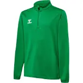 Hummel Sweat de sport 'Essential' vert gazon / blanc
