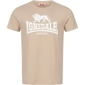 Lonsdale T-Shirt 'St. Erney' sable / blanc