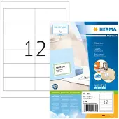 Herma Premium 97x423 Mm 1200 Pieces Ribbon Printing Labels Clair