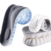 INF Semelles 4d Ultra Douces Et Respirantes 1 Paire Gris 45-46