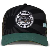 Coastal Casquette 'HFT Nijima Island' jaune / vert foncé / noir / blanc