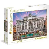 Clementoni PUZZLE 500 EL HQ Trevi Fountain