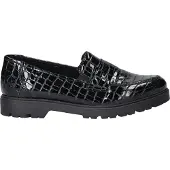 Rieker Mocassin Mocassin - Zwart croco lak - Maat 37