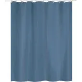 MSV Rideau de douche Polyester 180x200cm Bleu