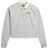 Superdry T-shirt 'Athletic Essentials' gris clair / blanc