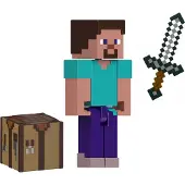 Mattel Minecraft Action Figure & Accessories 2-Pack avec Steve en jeu de jouets collectionner l' chelle de 3,25 pouces