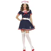 Guirca Sailor Woman Costume Bleu S