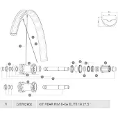 Mavic Jante Arrière E-xa Elite 19
