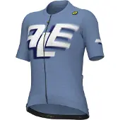 ALÉ Maillot de cyclisme à manches courtes - SAUVAGE PR-E - Bleu/Blanc S