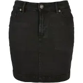 Urban Classics Jupe courte de - Mini-Jupe En Jean Stretch - 27 - 34 - pour Femme - noir - Taille 31