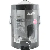 MSV Poubelle à pédale "Habana" Poubelle cosmétique Poubelle 3L - noir