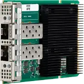 HP E Adaptateur Ethernet Intel X710-DA2 2 ports, SFP + OCP3 (PCI Express 3.0 x8), Carte réseau, Noir