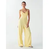 Willa Combinaison 'PALMS JUMPSUIT' jaune