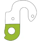 BRN Model 63 Derailleur Hanger Argenté
