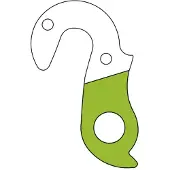 BRN Model 61 Derailleur Hanger Argenté