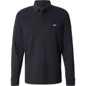 Armani Exchange T-Shirt bleu marine / blanc
