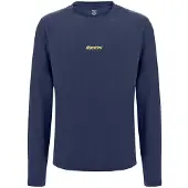 Santini Long Sleeve T-shirt Bleu L