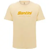 Santini Short Sleeve T-shirt Beige L