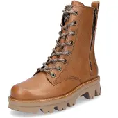 Paul green Bottines à lacets cognac