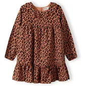MINOTI Robe marron / noir