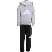 Adidas Survêtement 'Essentials' gris / noir / blanc
