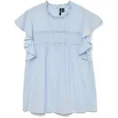 Vero Moda Chemisier 'VMTrine' bleu clair