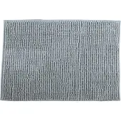 MSV Tapis de bain Microfibre CHENILLE 50x80cm Gris Clair