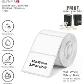 Olympia Label roll for PM220 (40 mm)