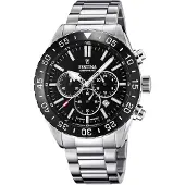 Festina Montre à affichage analogique '- Chronograph CERAMIC - Quartz watch movement - Watch case width: 44 mm' noir