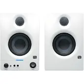 PreSonus Eris 3.5 Gen 2 en blanc, haut-parleurs actifs 3,5" pour le multimédia, le jeu, la production de musique de qualité en studio, puissance 50 W,Blanc
