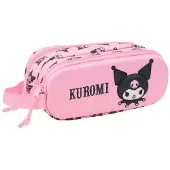 Hello Kitty Kuromi 3d pencil case pink man pink One Size