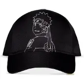 Difuzed Hommes, Casquette, Chapeau Naruto Blanc et, Noir, Blanc, (Taille unique)